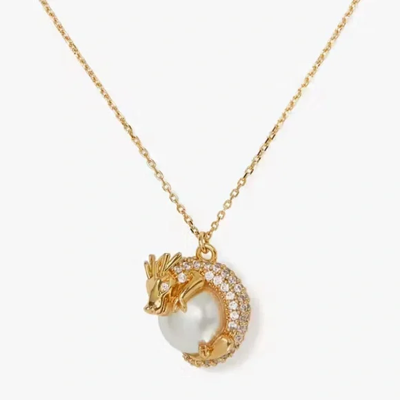 $98 Kate Spade Dazzling Dragon Pendant - Picture 7 of 7